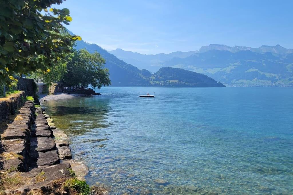 Villa Bootsmann Mit Spektakulaerer Seesicht Nahe Badestrand ヴィッツナウ エクステリア 写真