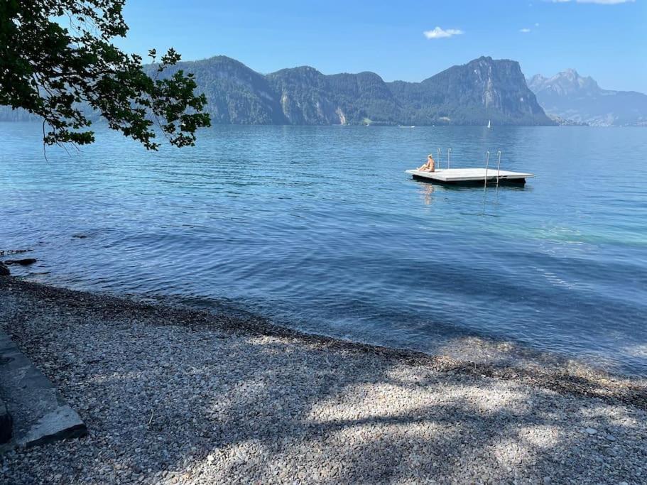 Villa Bootsmann Mit Spektakulaerer Seesicht Nahe Badestrand ヴィッツナウ エクステリア 写真