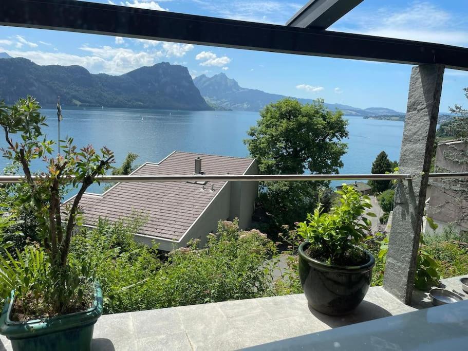 Villa Bootsmann Mit Spektakulaerer Seesicht Nahe Badestrand ヴィッツナウ エクステリア 写真